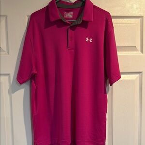 Under Armour Pink Performance Polo Shirt